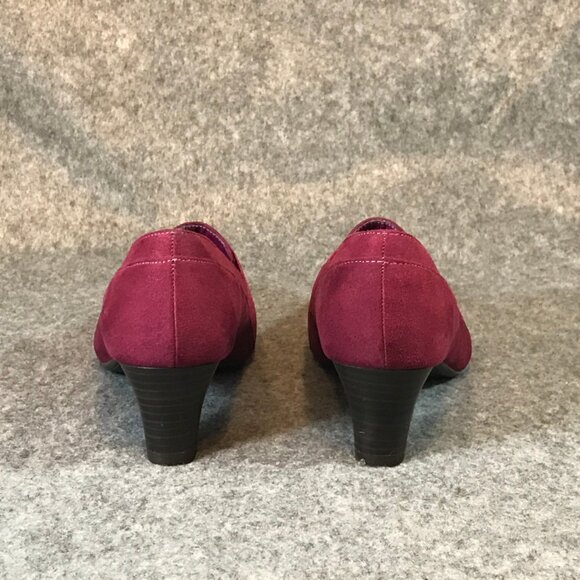 Tradition Sylvia NWT Women's Magenta Heel Shoes - Picture 9 of 11